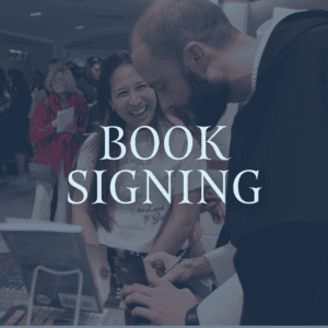 book signing - pilgrim's portal
