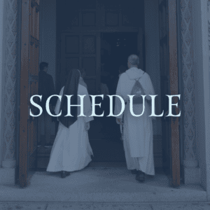 schedule - pilgrim's portal